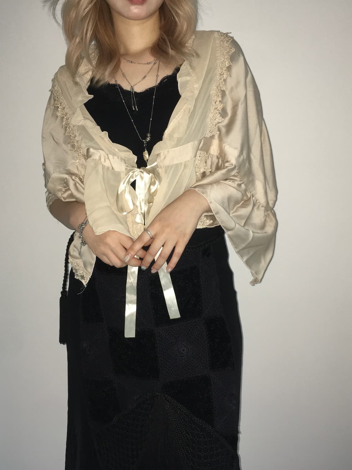Axes femme antique cape blouse 상품이미지2