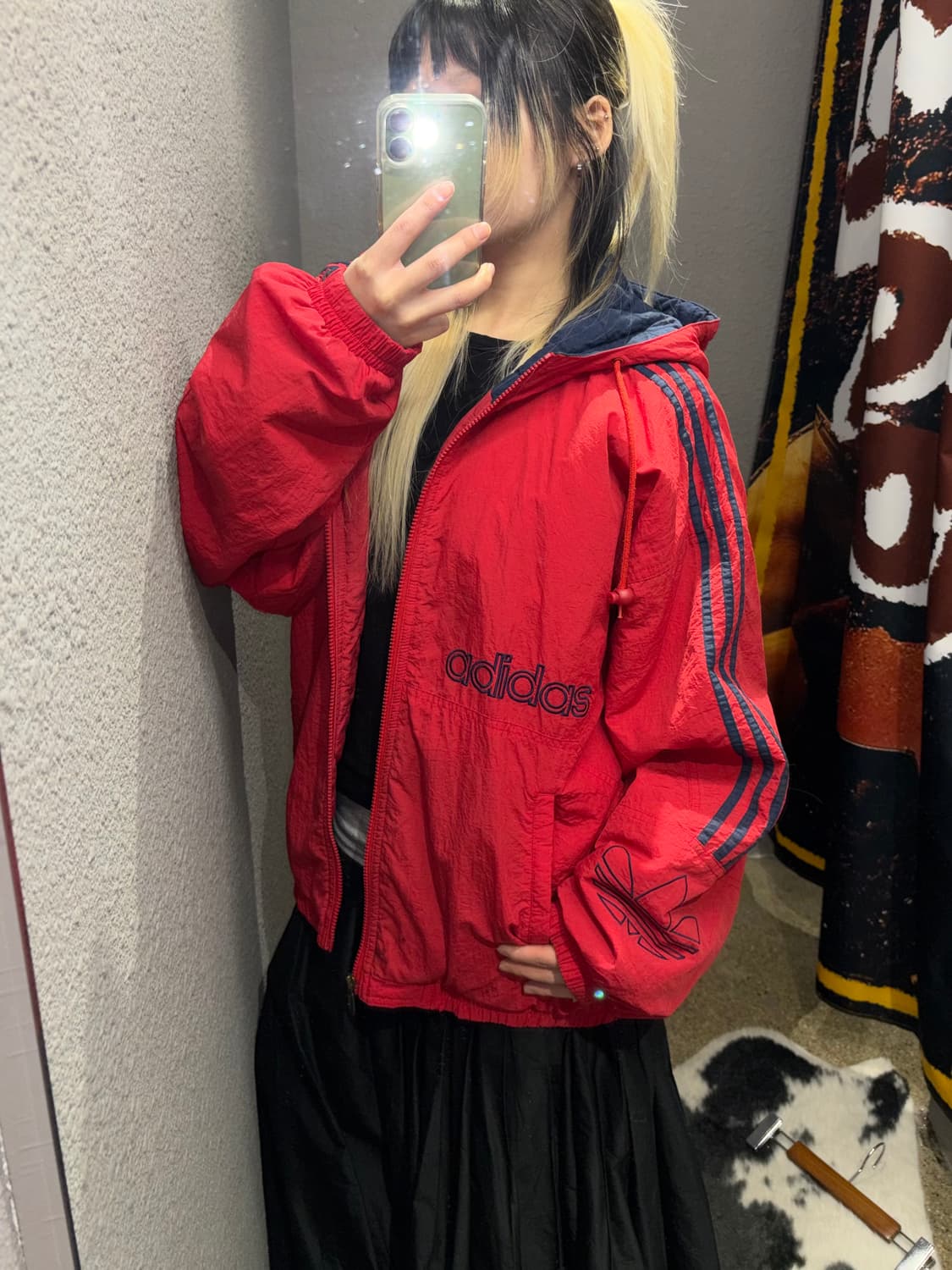 아디다스 올드스쿨 후드 봄버자켓 상품이미지1