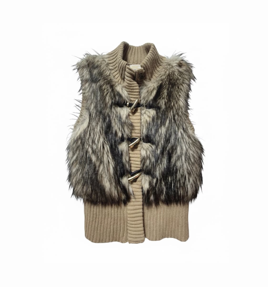 Michael kors 마이클 코어스 니트 퍼 베스트 L 상품이미지1