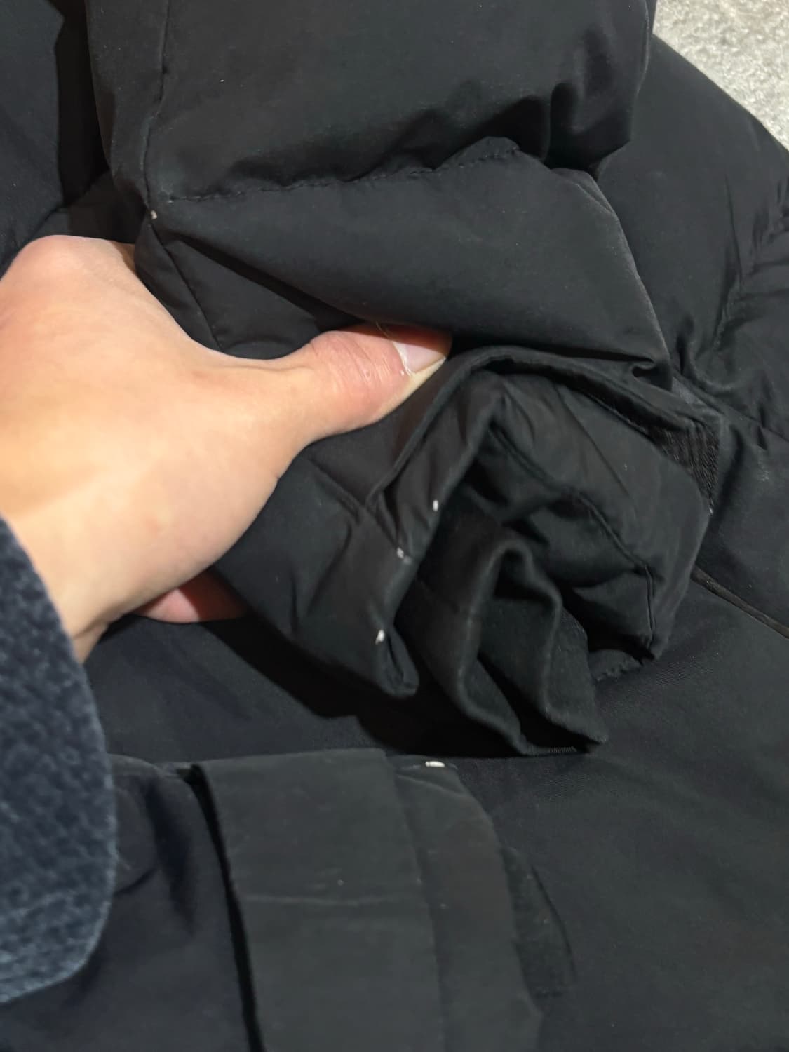 디스커버리 롱패딩 블랙 100사이즈 상품이미지5