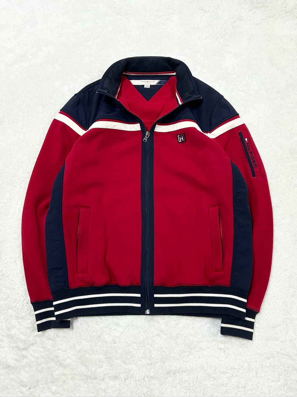 타미힐피거 배색 니트자켓 상품이미지5