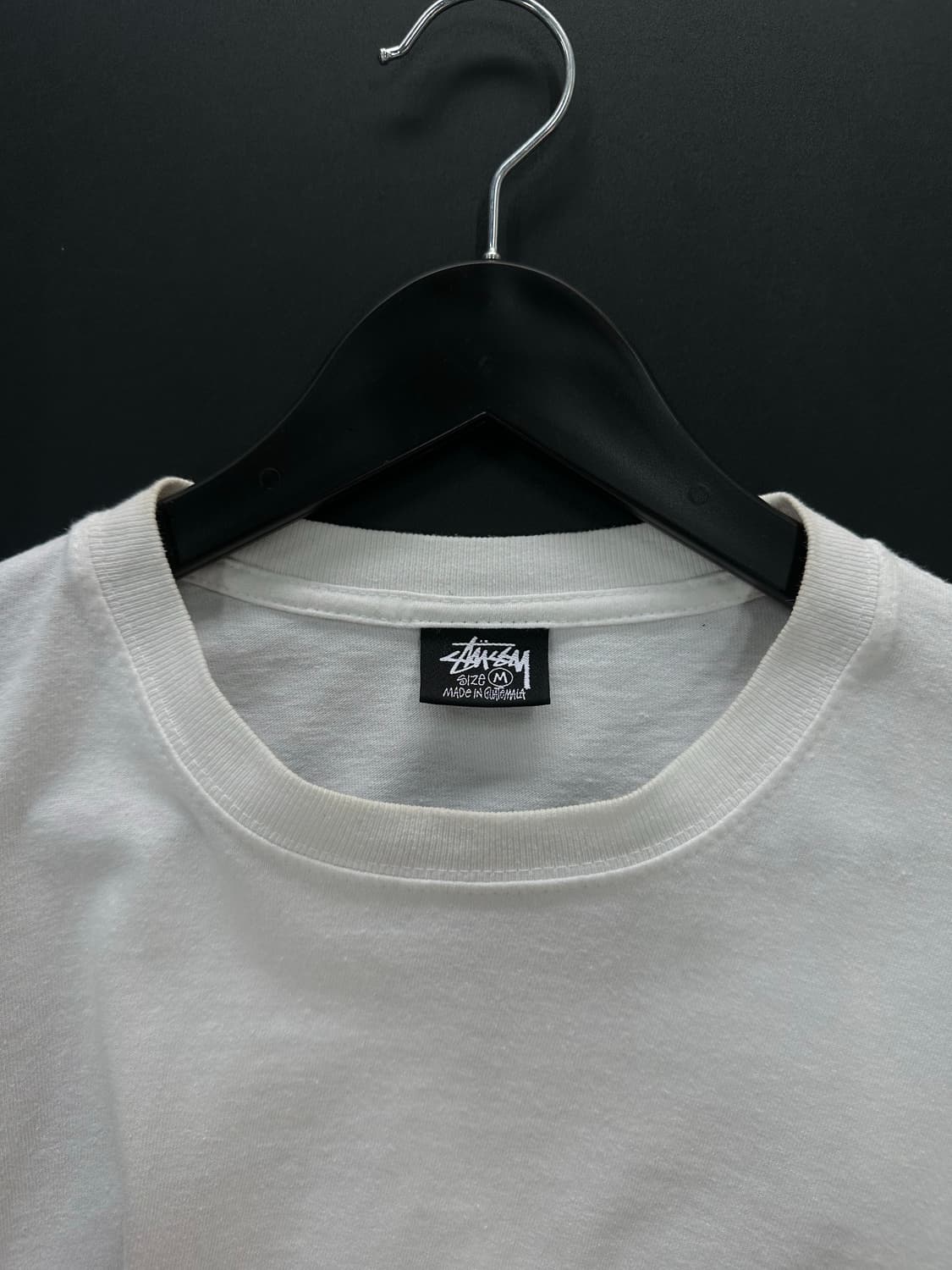 스투시 백로고 롱슬리브 긴팔티 화이트 상품이미지6