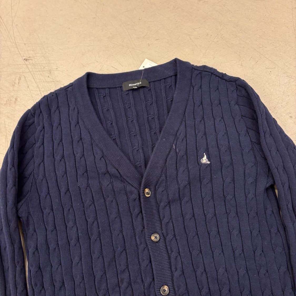 빈폴 네이비 케이블 가디건 상품이미지2