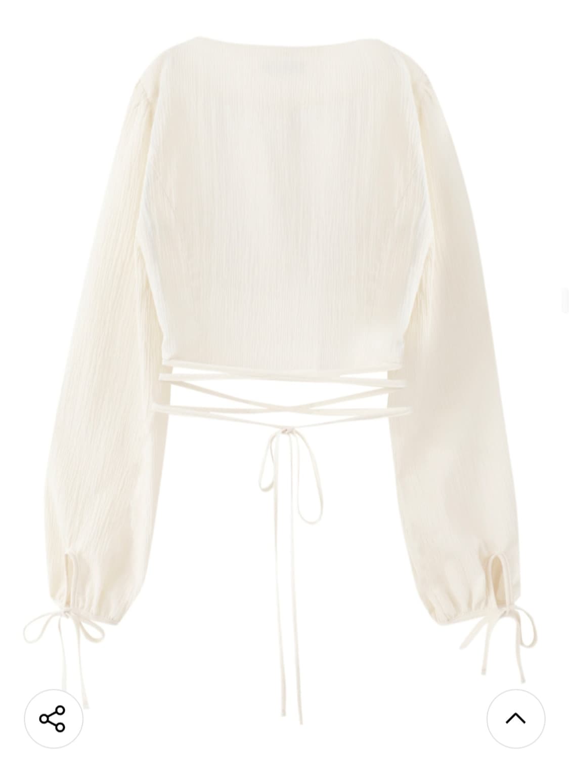 에트몽 크롭 블라우스 상품이미지2