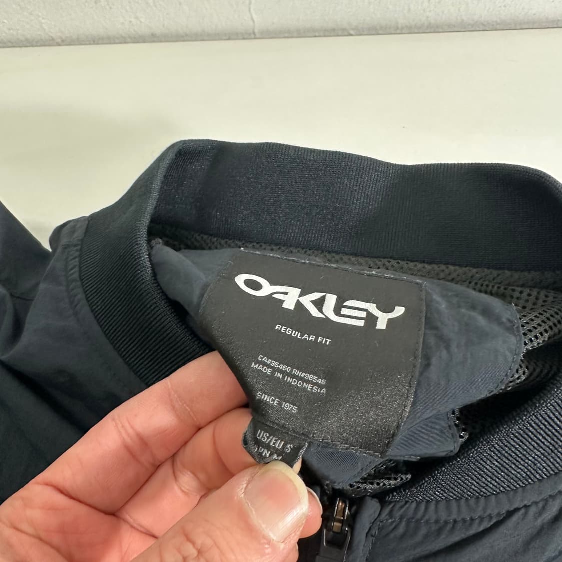 M 100 오클리 OAKLEY 먹색 블루종자켓 상품이미지5