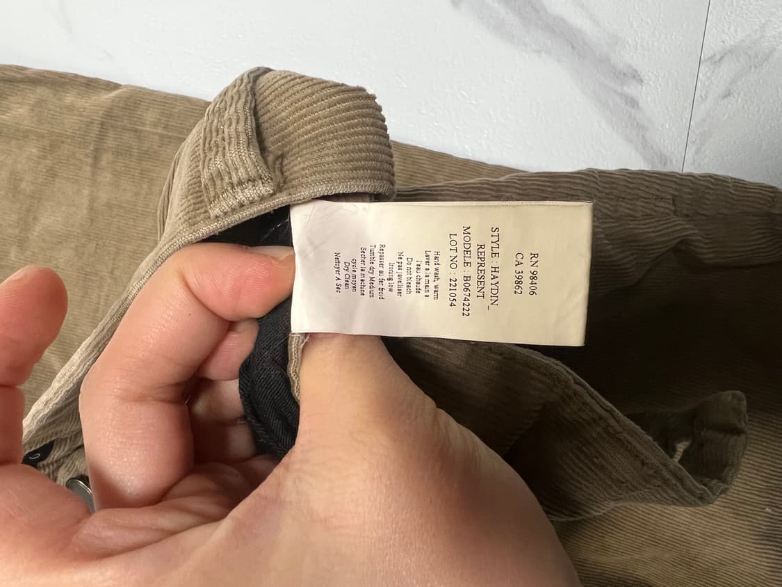 Theory 코듀로이 골덴바지 상품이미지3