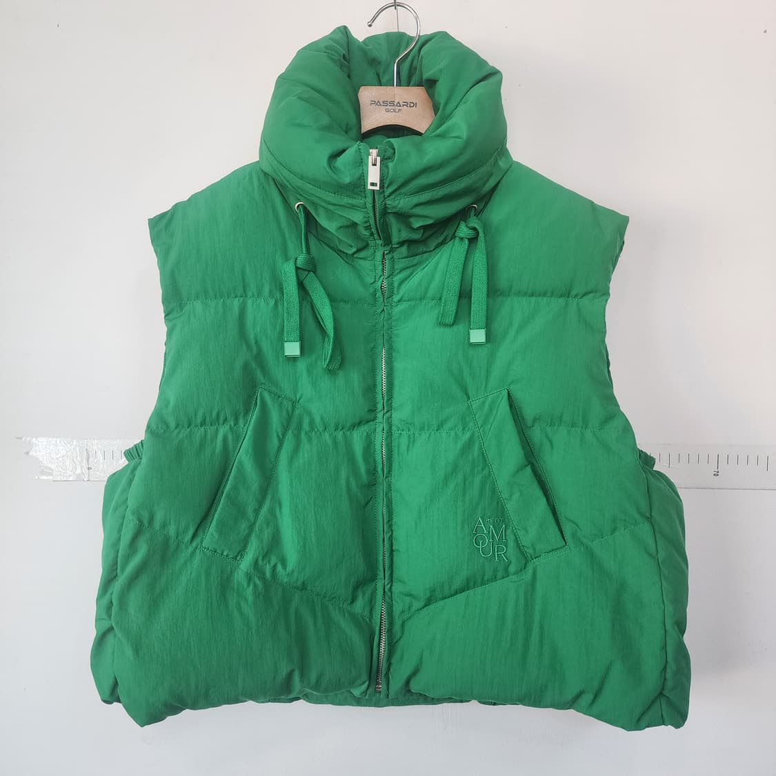 반에이크 그린 패딩 조끼 상품이미지1