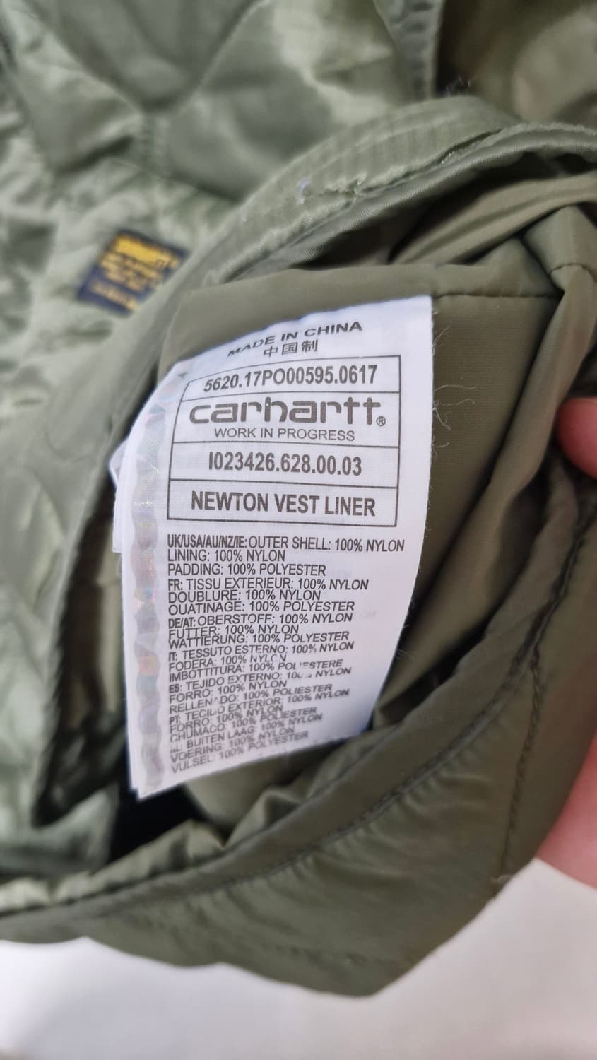 칼하트 퀼팅 조끼 올리브 Carhartt Vest L 상품이미지5