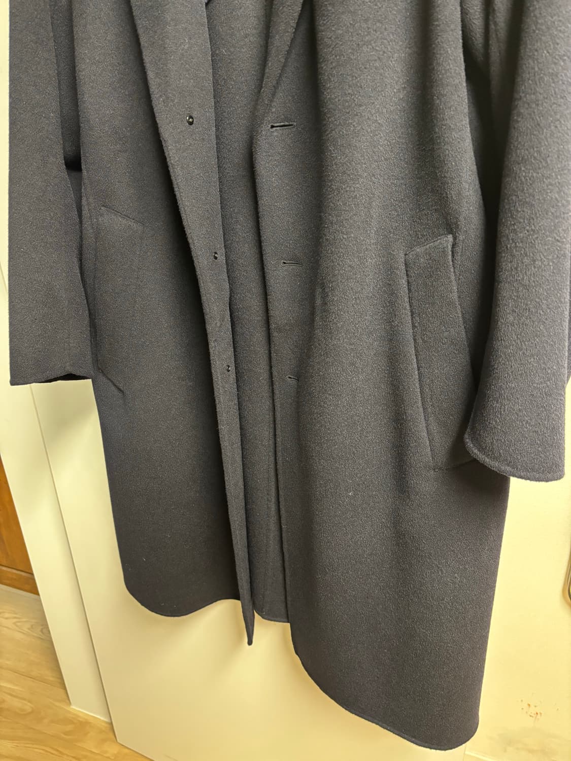 [L] 유니클로 질샌더 +J 캐시미어블렌드 오버사이즈 체스터코트 상품이미지5