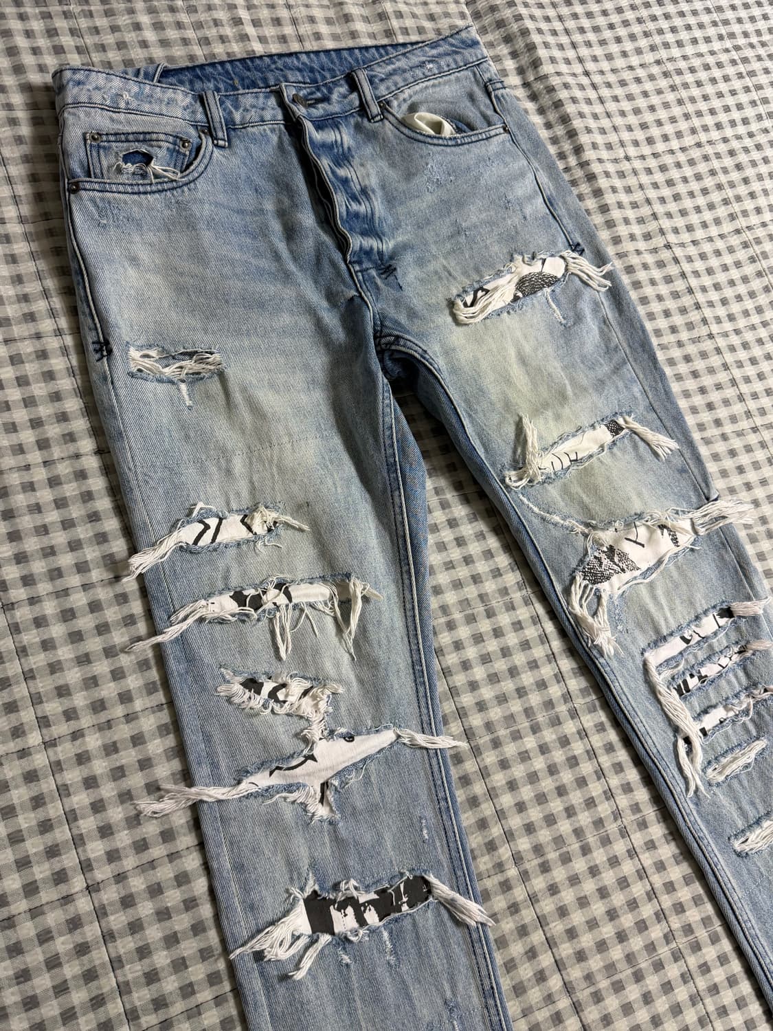 (32) Ksubi 수비 디스트로이드 데님 청바지 상품이미지1