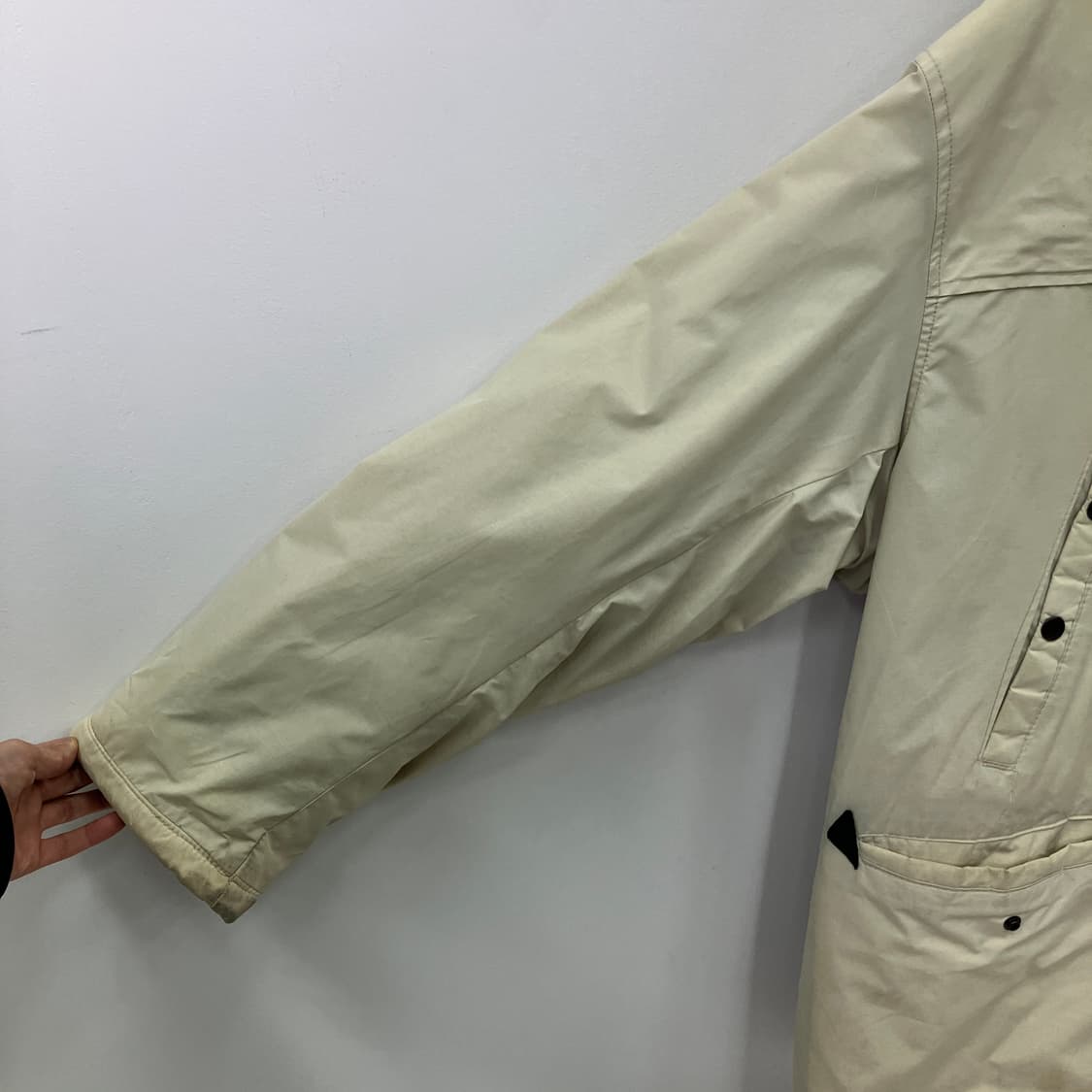 스투시 아이보리 N-3B 패딩 파카 XL 상품이미지5