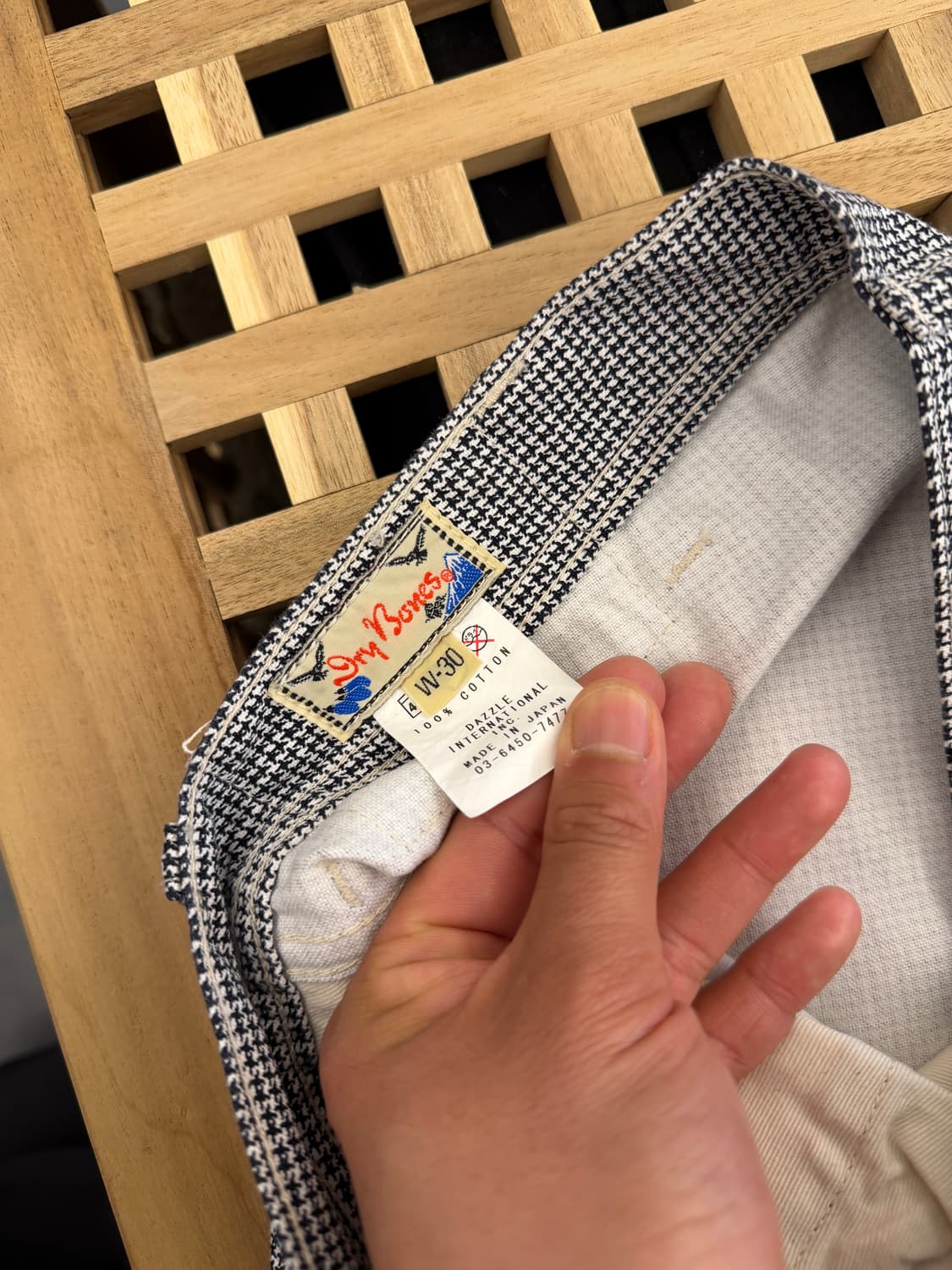 DRY BONES HOUNDTOOTH PANTS 드라이본즈 체크팬츠 상품이미지8