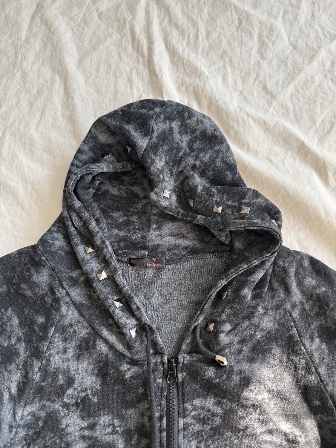 너드 펑크 락시크 니혼진 가오리핏 반팔 후드집업 상품이미지4