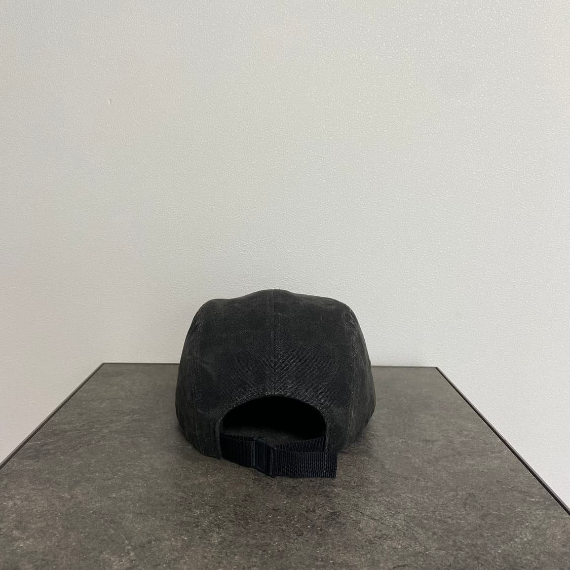 슈프림 스톤 워시드 블랙 박스로고 캠프캡 모자 상품이미지4