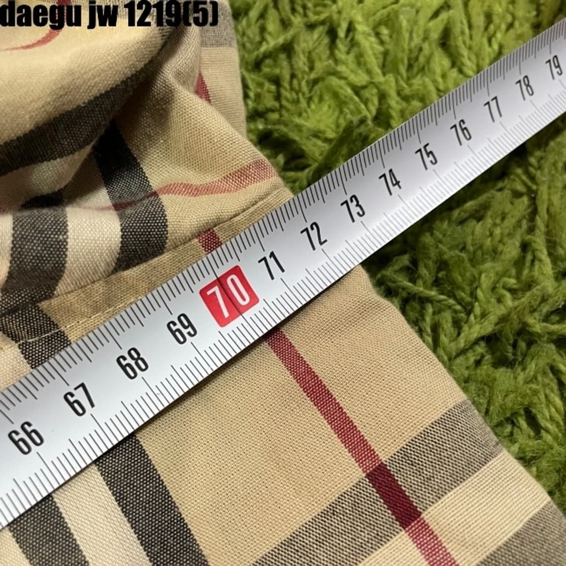 버버리 리버시블 집업 자켓 XL 상품이미지9