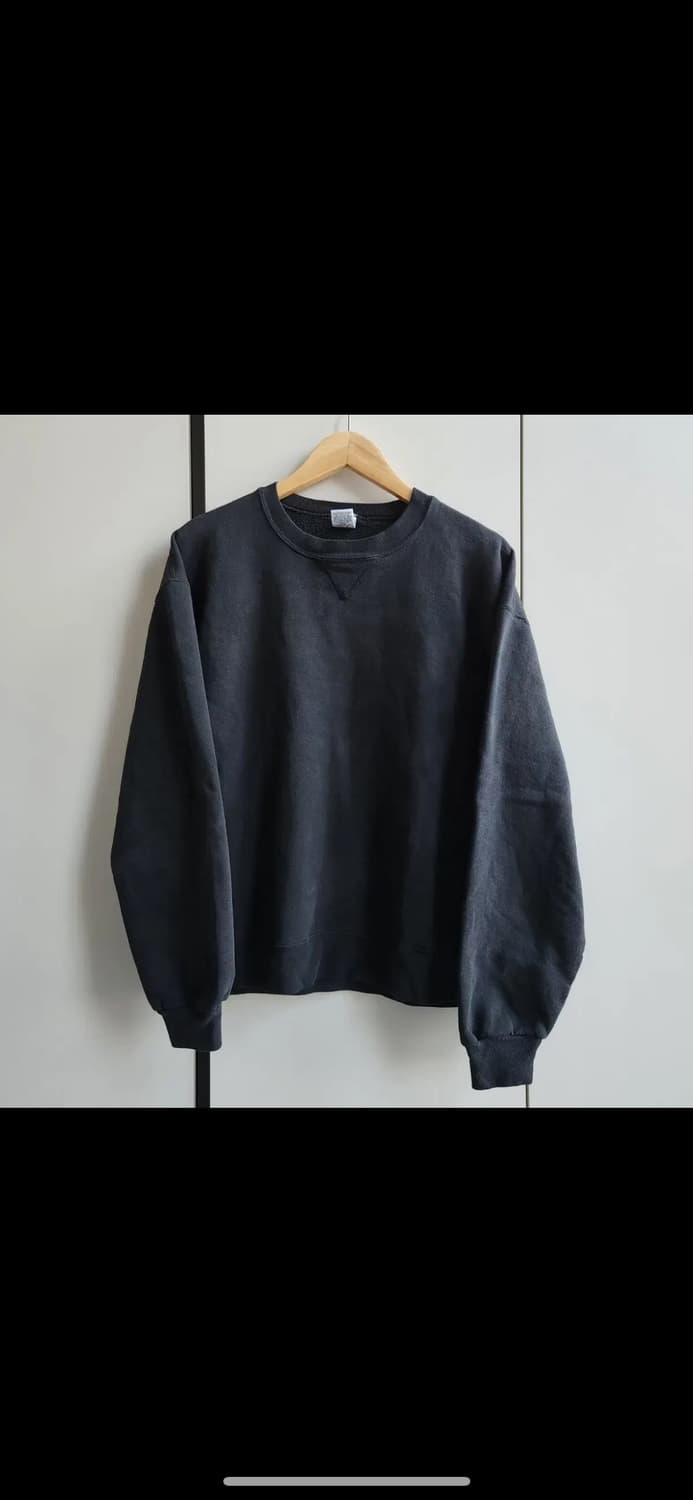 러셀 90s 스웻셔츠 맨투맨 블랙 상품이미지1