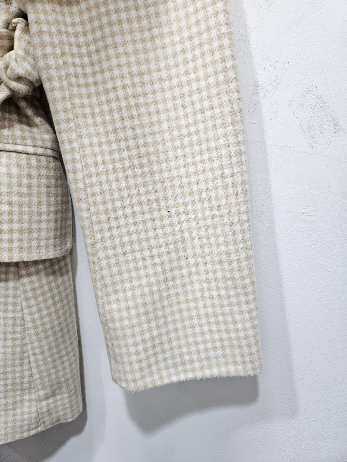 유럽브랜드 Gina tricot 체크 벨트 자켓 상품이미지6