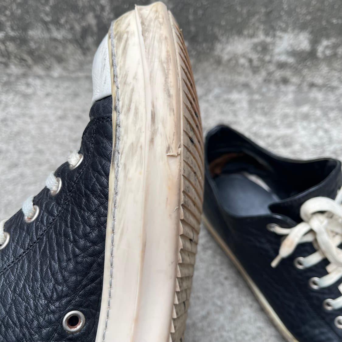 [40] RICK OWENS SS2015 레더 라몬즈 로우 상품이미지7