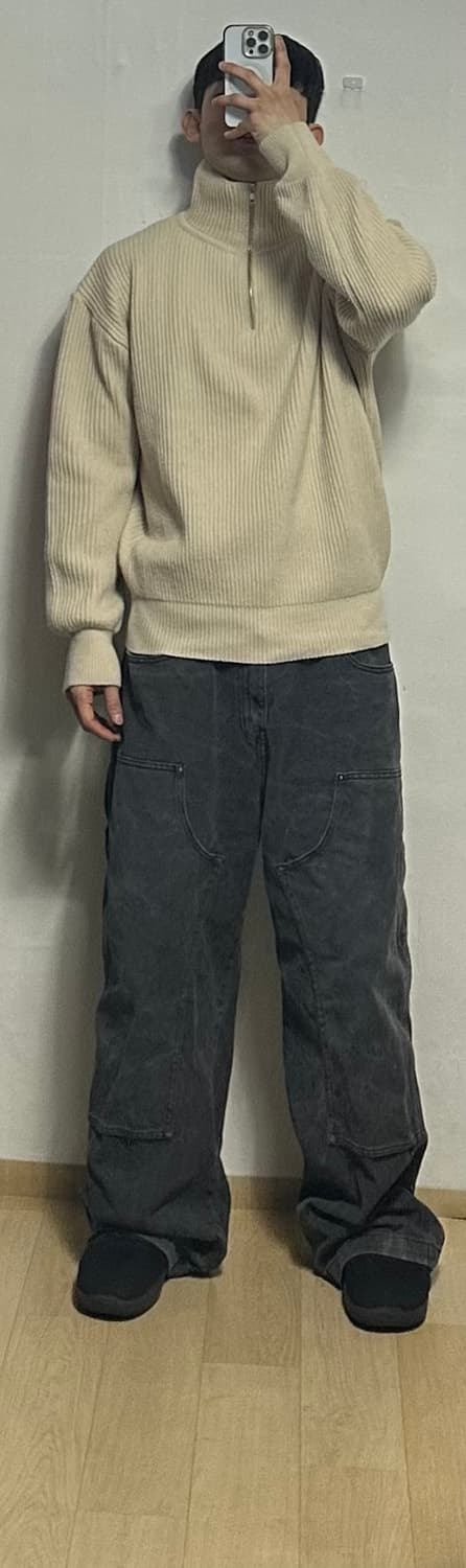 마티스터큐레이터 하프집업 니트 상품이미지5