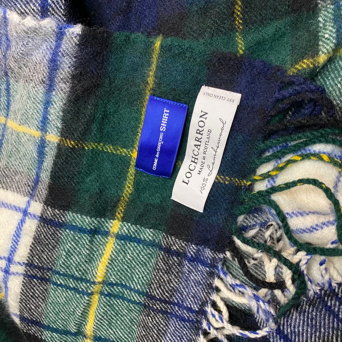 Comme des  garcons x Lochcarron 숄 판초 상품이미지6