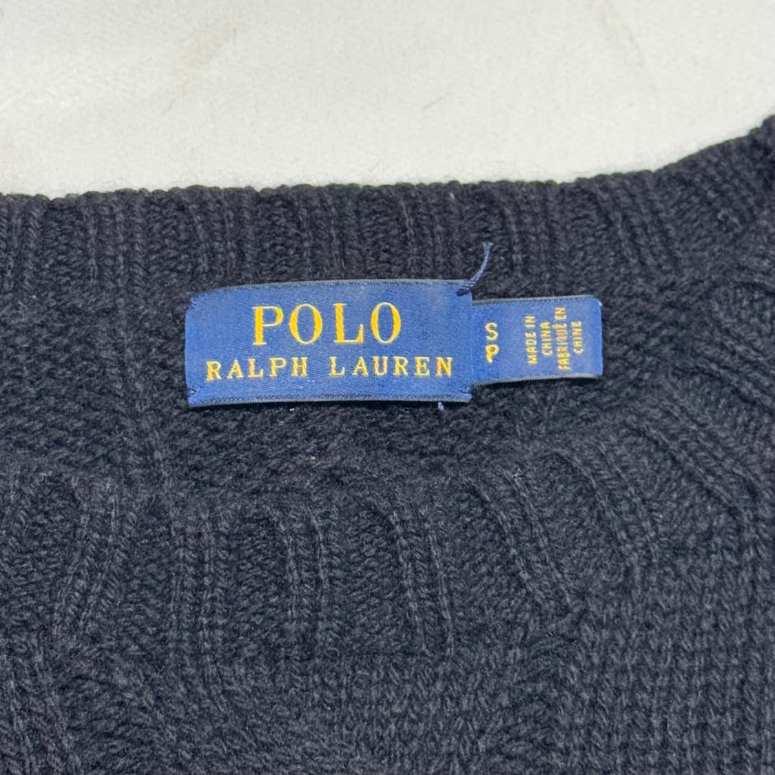 S 폴로랄프로렌 꽈베기 라운드넥 니트 상품이미지4