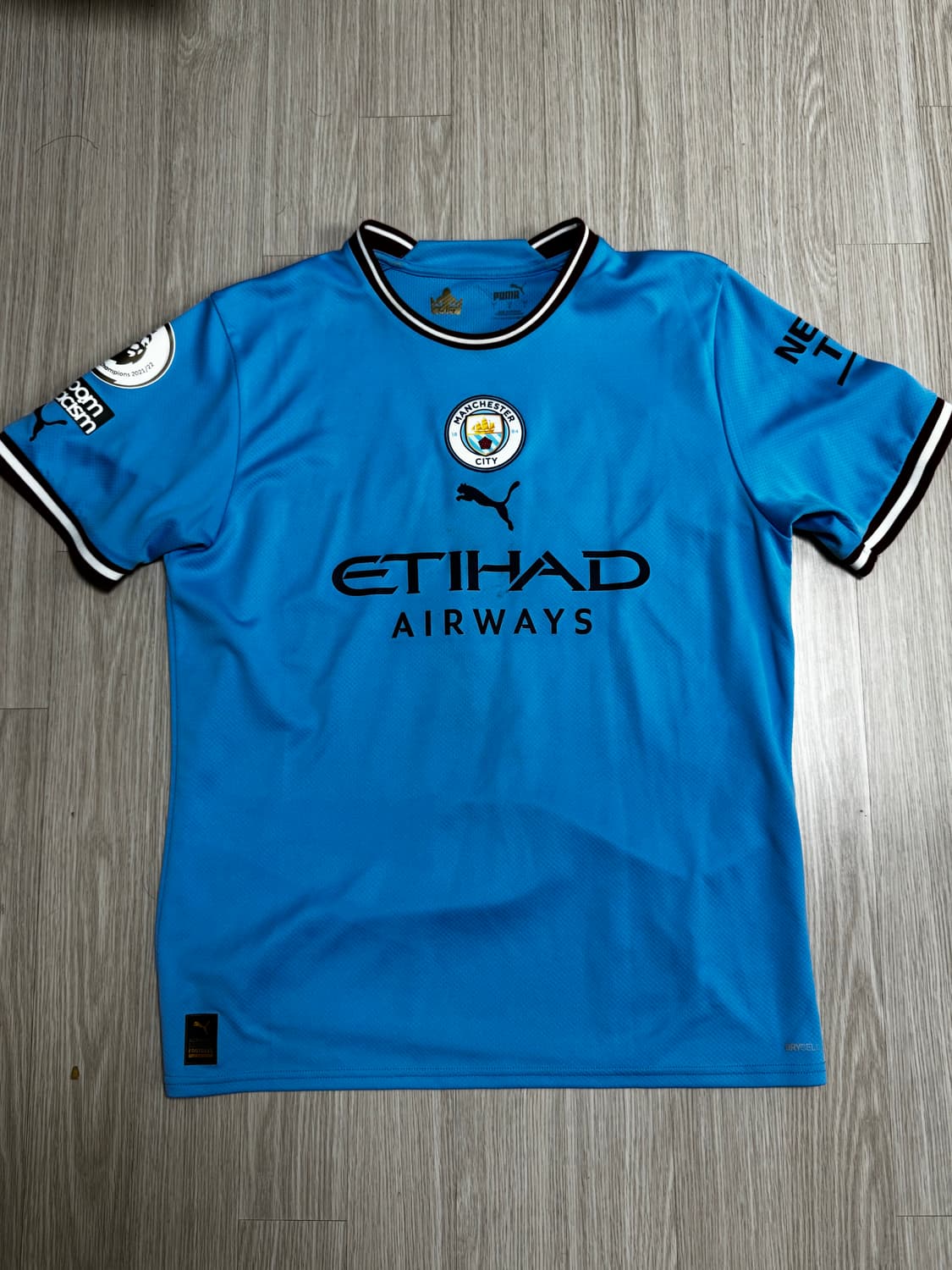 정품 22-23시즌 맨체스터 시티 홀란드 유니폼 미사용 상품이미지1