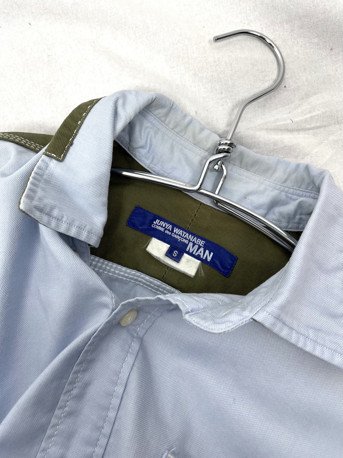 JUNYA WATANABE 카모패턴 도킹 셔츠 상품이미지6