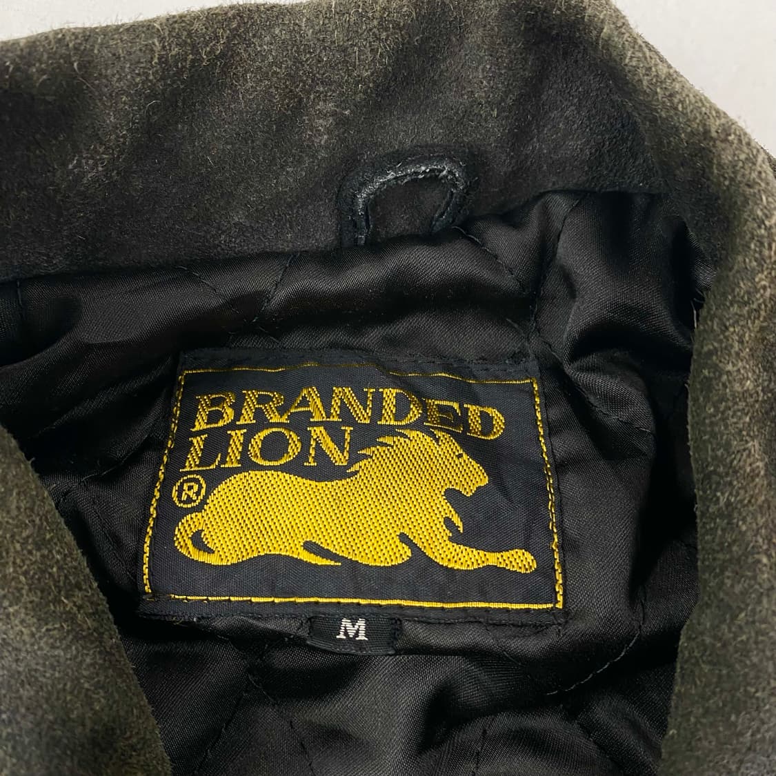 Vintage 스웨이드 레더 블루종 자켓 (100) 상품이미지6