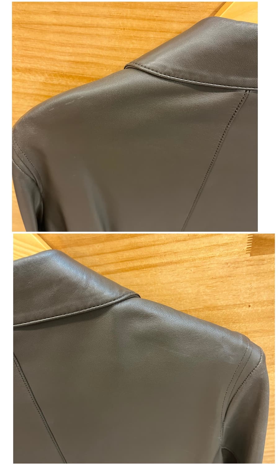 DKNY 양가죽 레더 자켓 딥브라운 M #csz4116 상품이미지7