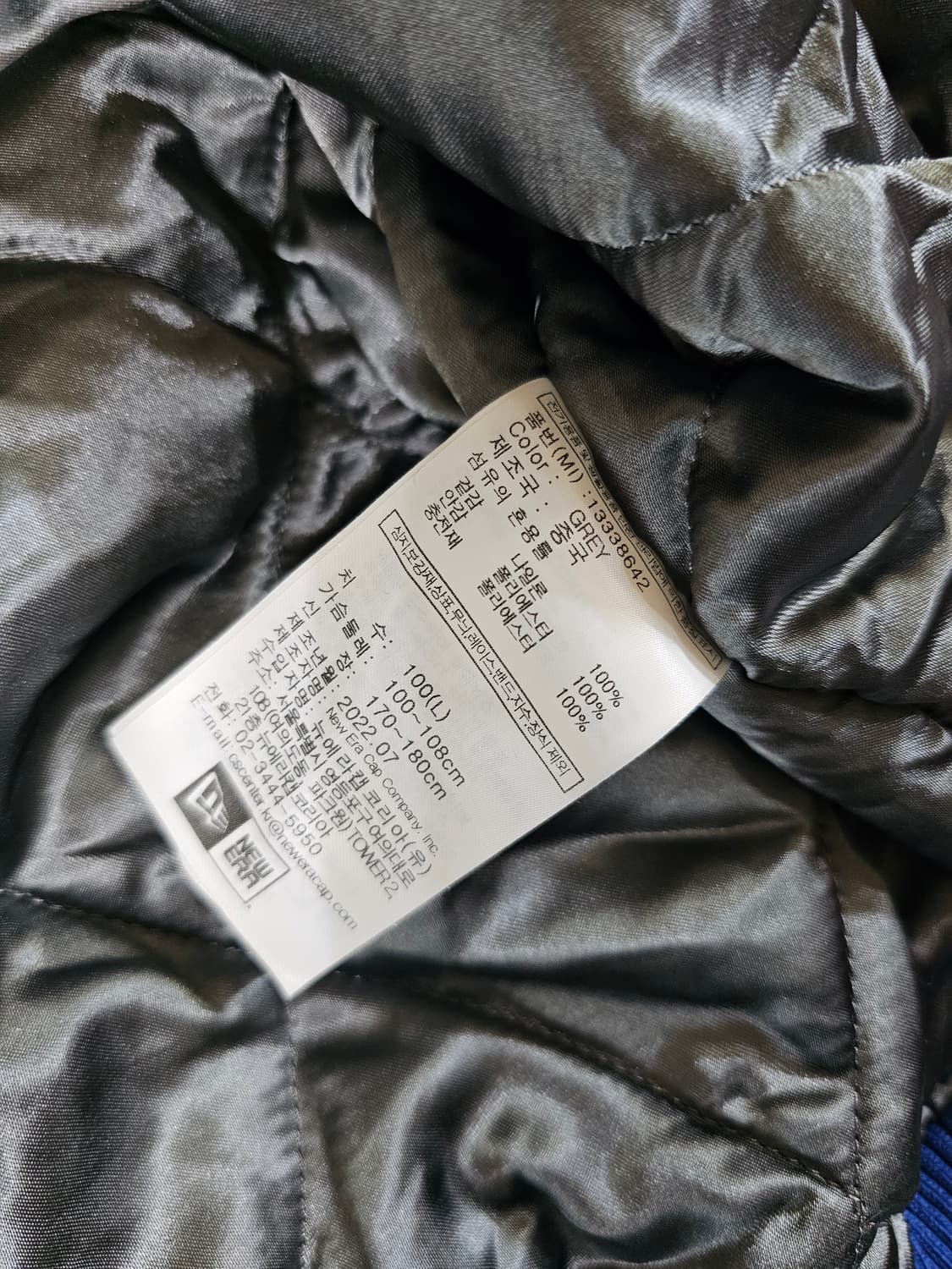 [100,L] 뉴에라 LA 다저스 야구 점퍼 바시티 스타디움 패딩 자켓 상품이미지10