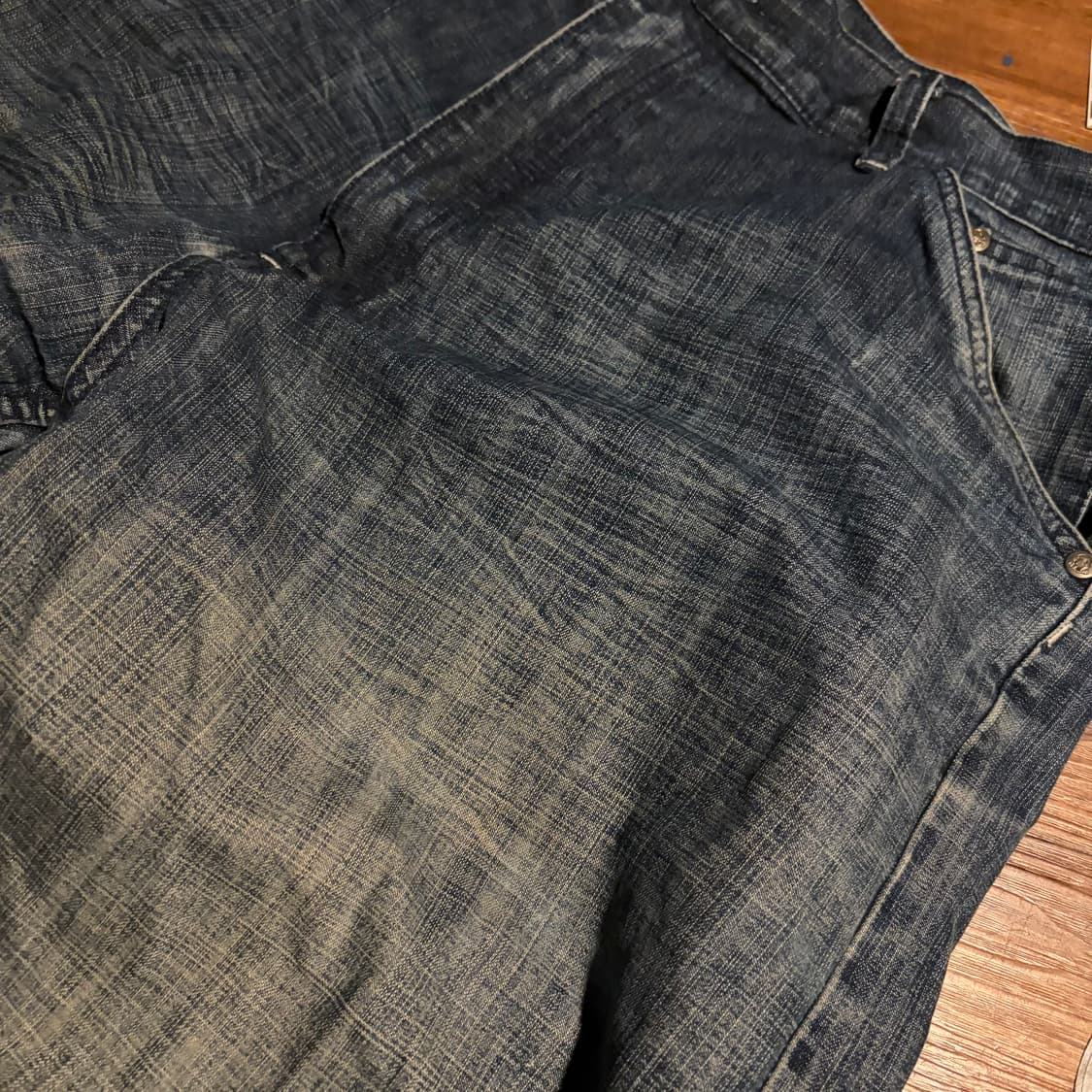 00s Joker wide washed denim pants 상품이미지5