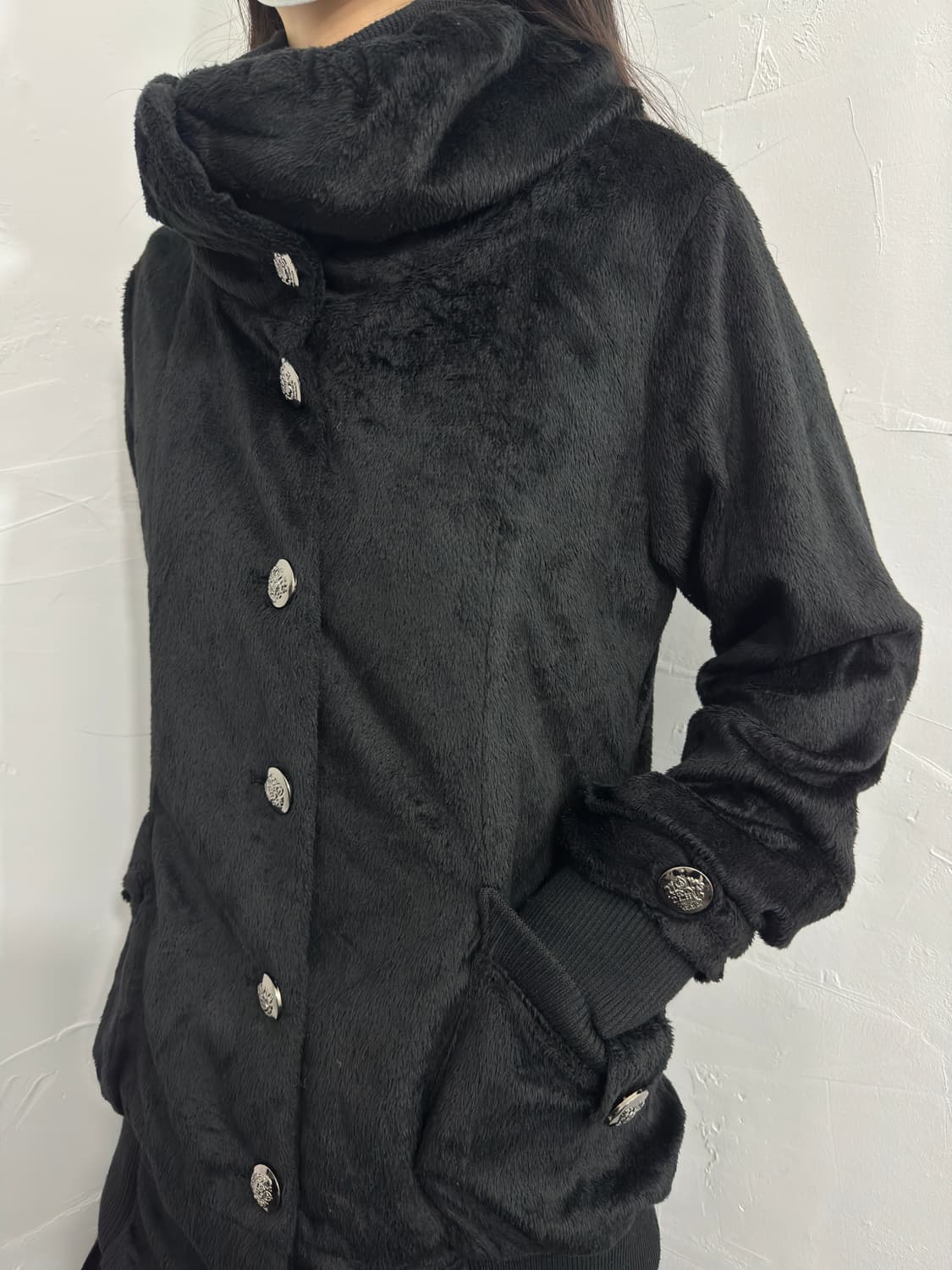 ryu ryu button fur jacket 상품이미지4