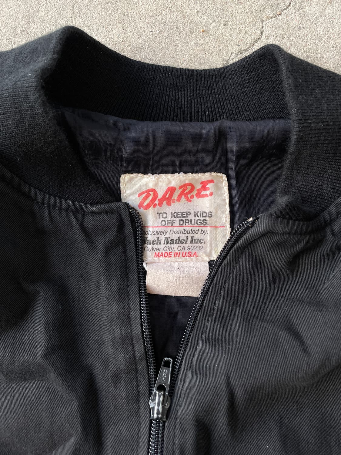 90s D.A.R.E Cotton Bomber Jacket(USA) 상품이미지8