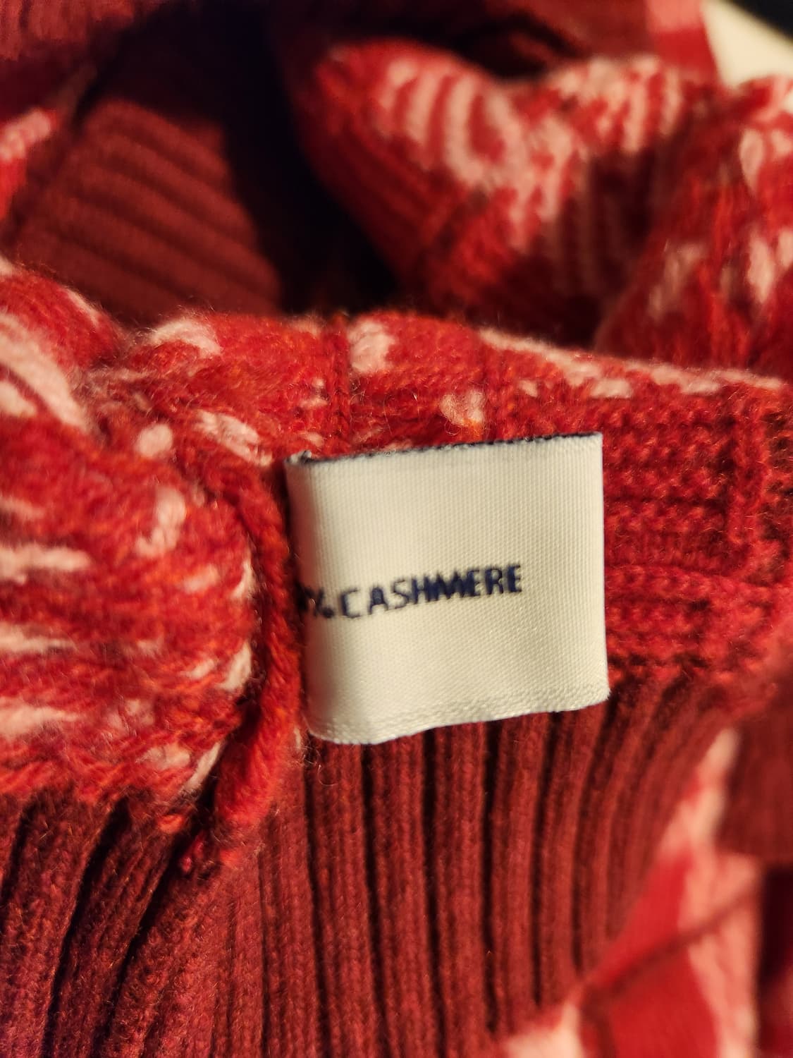 (정품)샤넬 배리 BARRIE 레드 타탄체크 캐시미어 자켓 상품이미지8