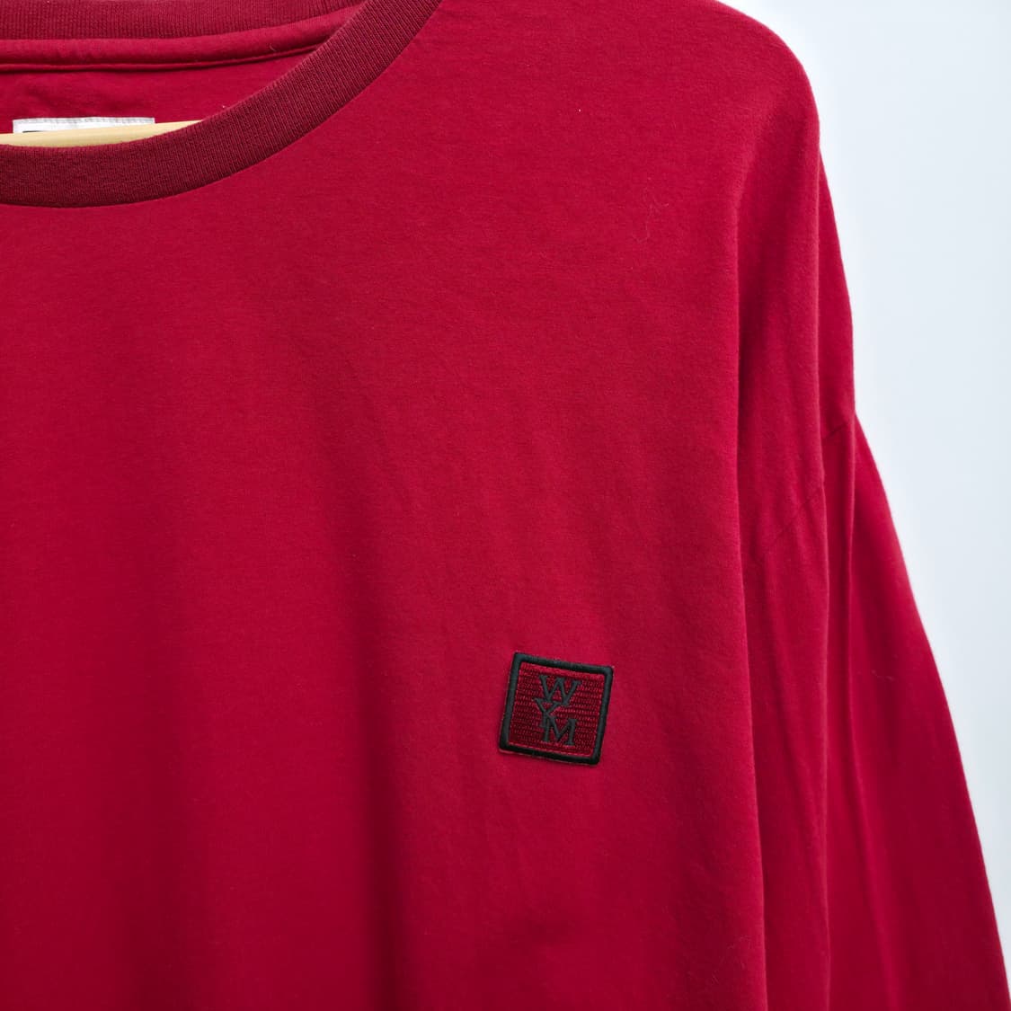 [XXL,52] 우영미 코튼 백로고 롱슬리브 상품이미지5