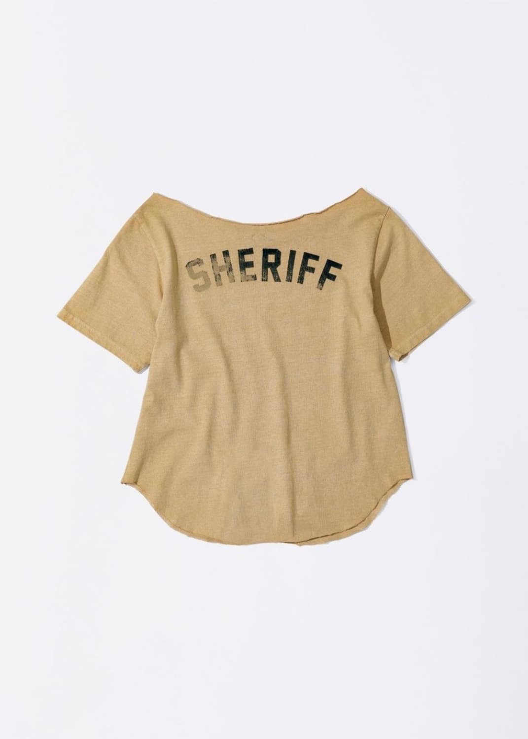 Sheriff cut out tee yellow (스컬프터) 상품이미지2