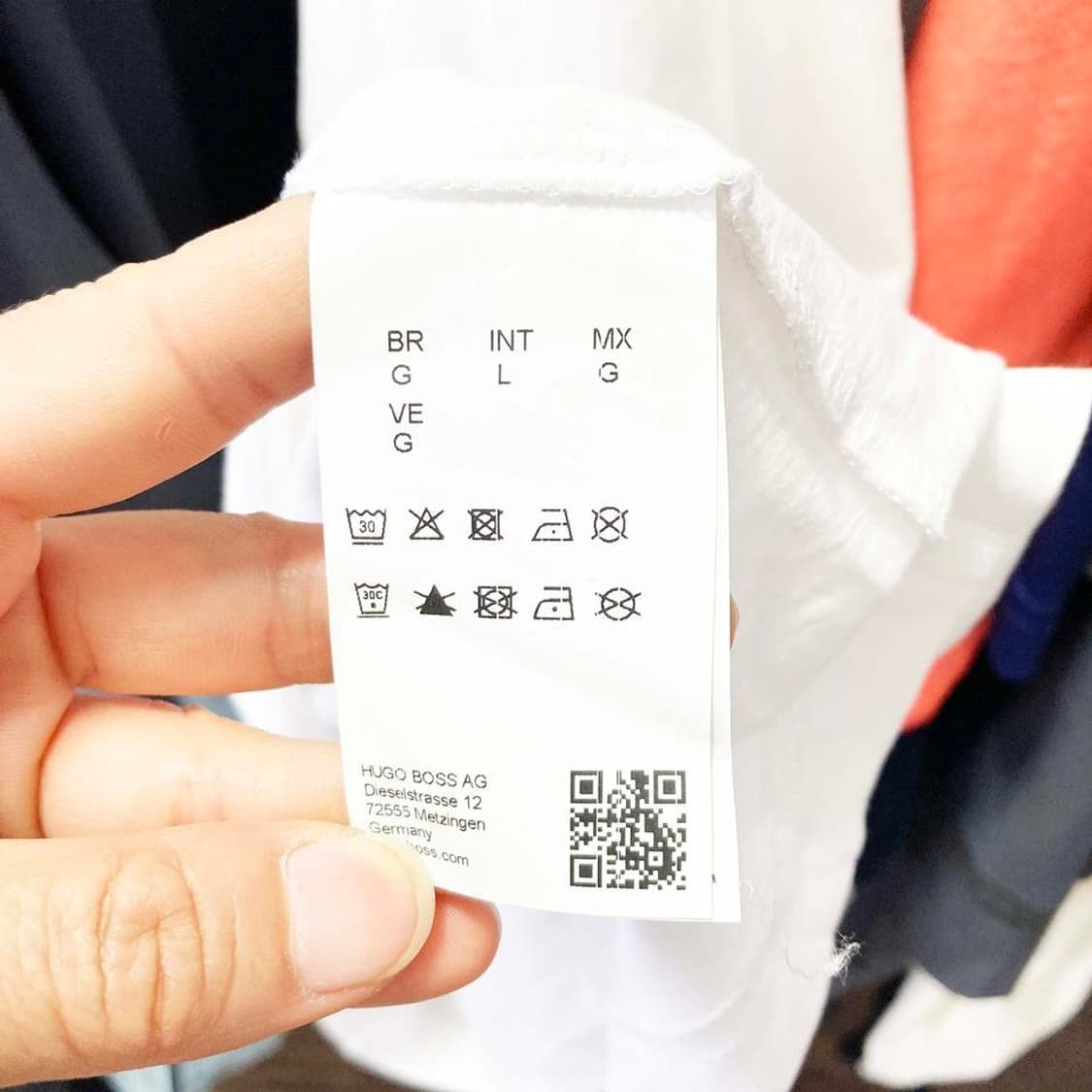 휴고보스 남성반팔티셔츠 화이트 정품 L 진스센스 상품이미지5