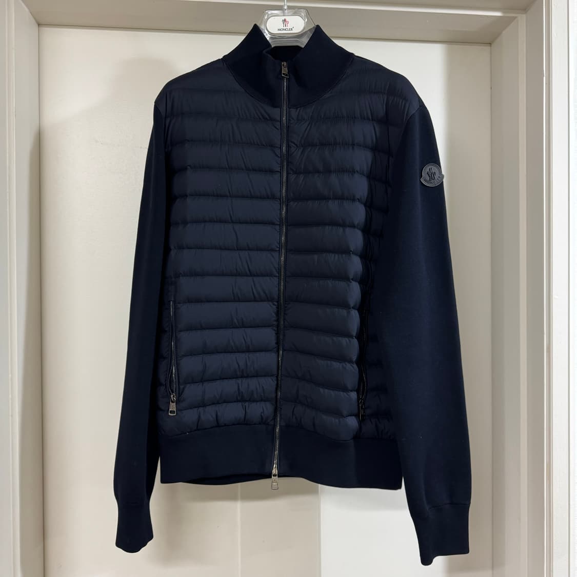 몽클레어 블랙와펜 니트패딩 L사이즈 상품이미지1