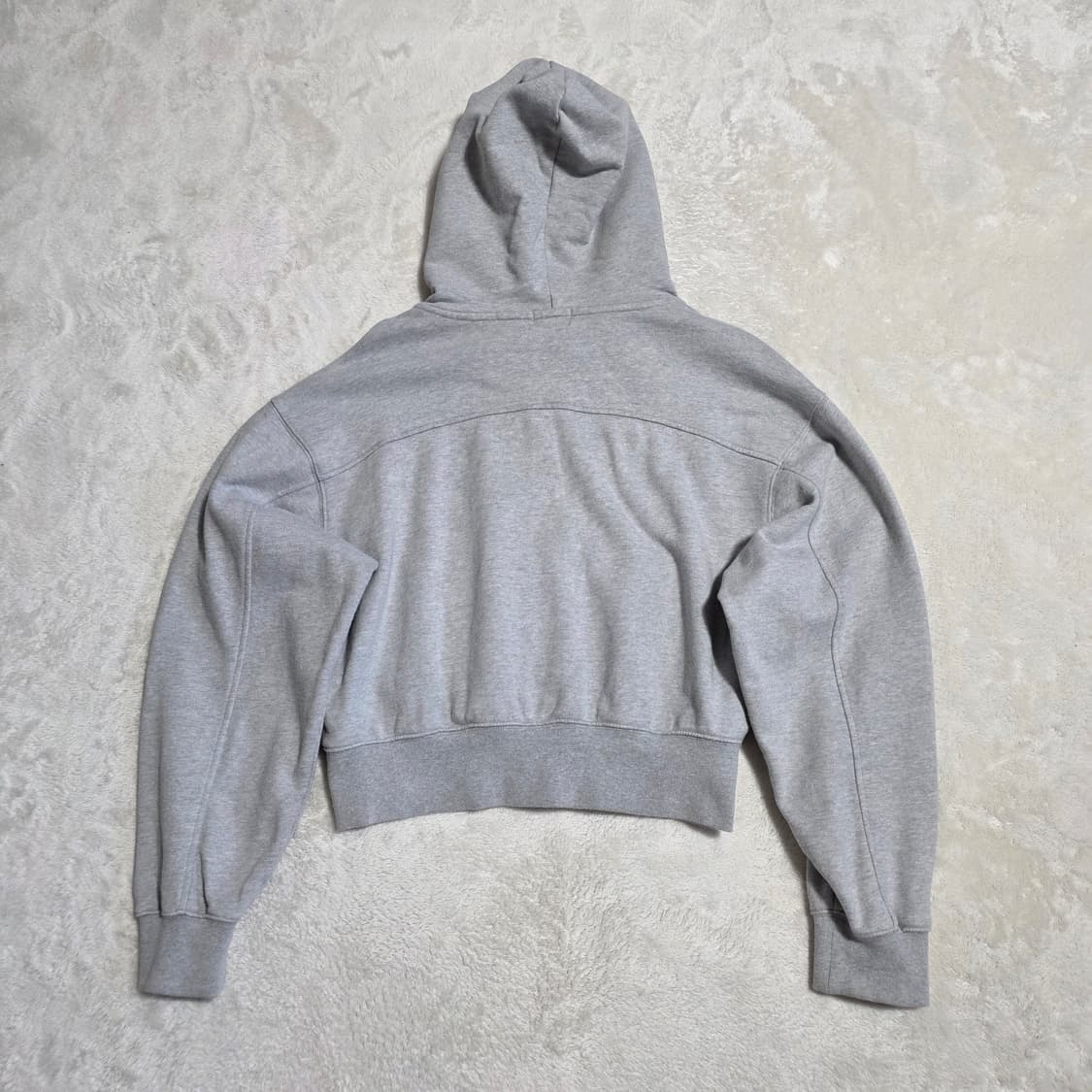 (M)여성 무신사 스웻 크롭 후드집업  상품이미지3