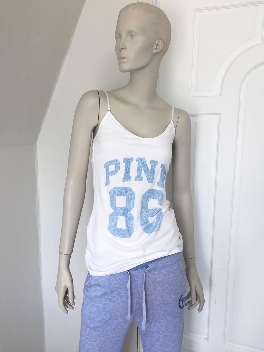 PINK Number Whit Blue Tank  상품이미지1