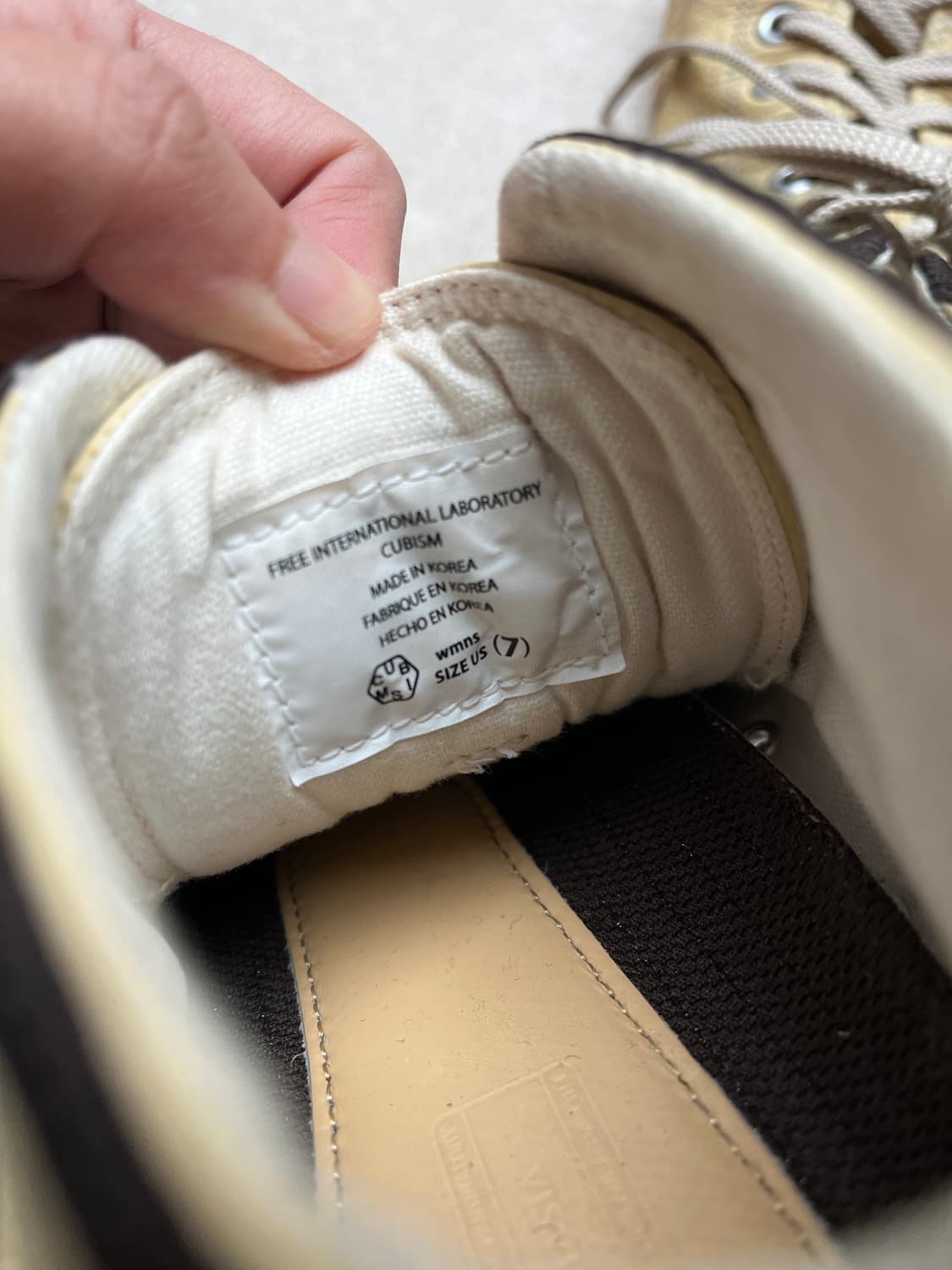 Visvim leather sneakers 상품이미지5