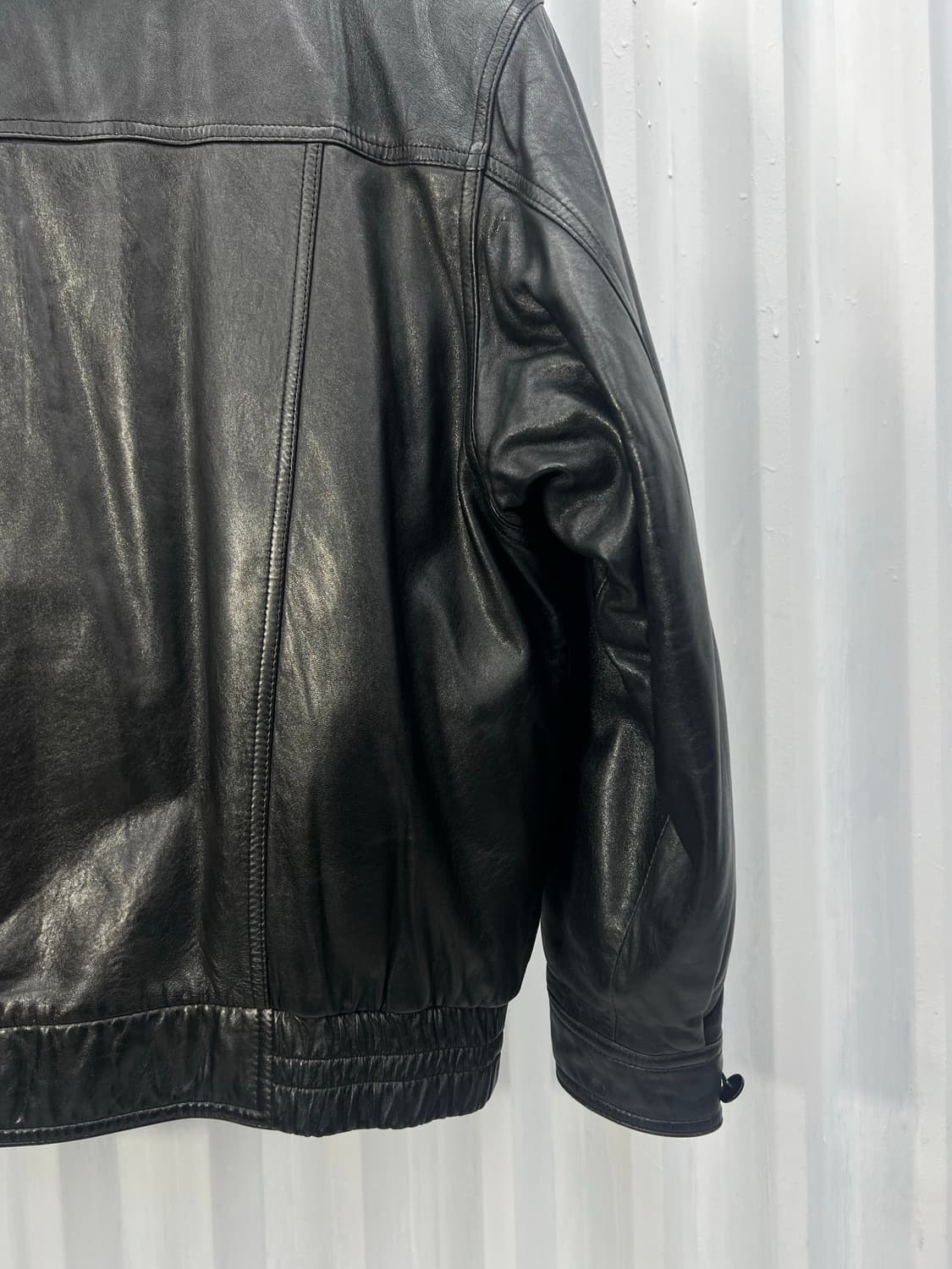 90s YSL lambskin bomber XL 상품이미지6