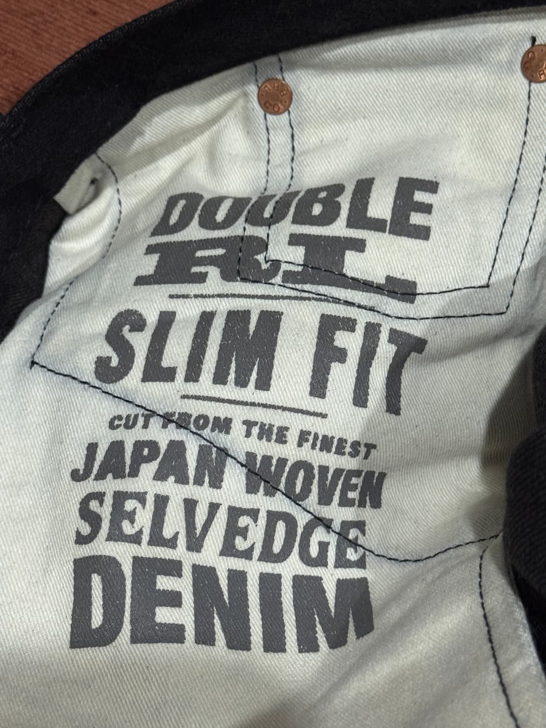 더블알엘 블랙온블랙 슬림핏 상품이미지4