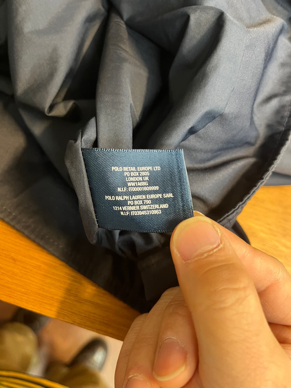 폴로 랄프로렌 네이비 집업 자켓  95  상품이미지4