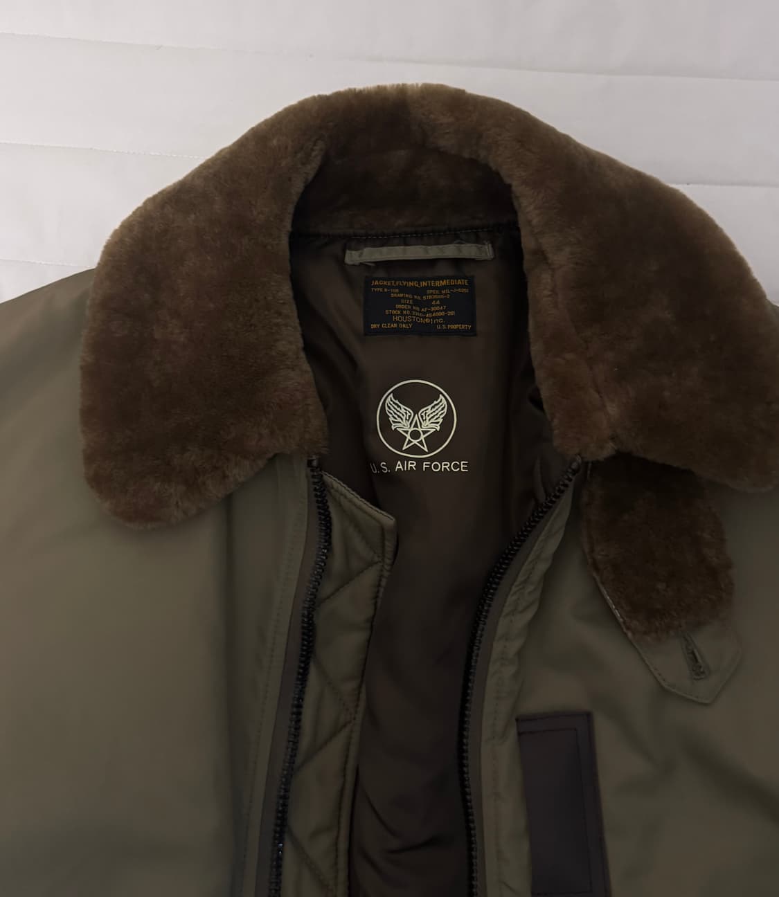 HOUSTON 휴스턴 5001 FLIGHT JACKET B-15B 상품이미지3