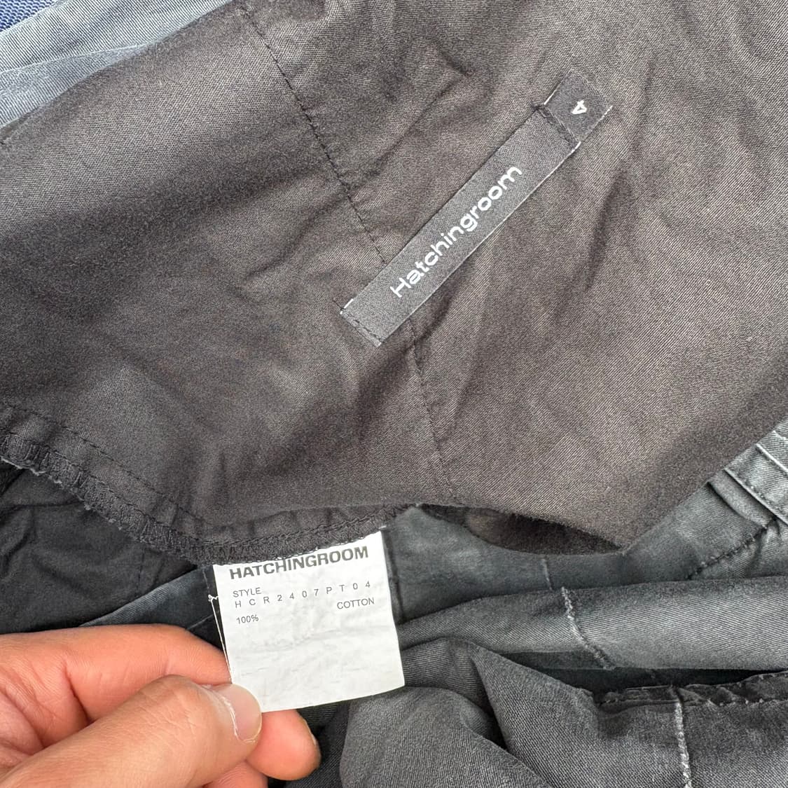 [4] 24년 해칭룸 와이드 카고 워싱 팬츠 상품이미지5