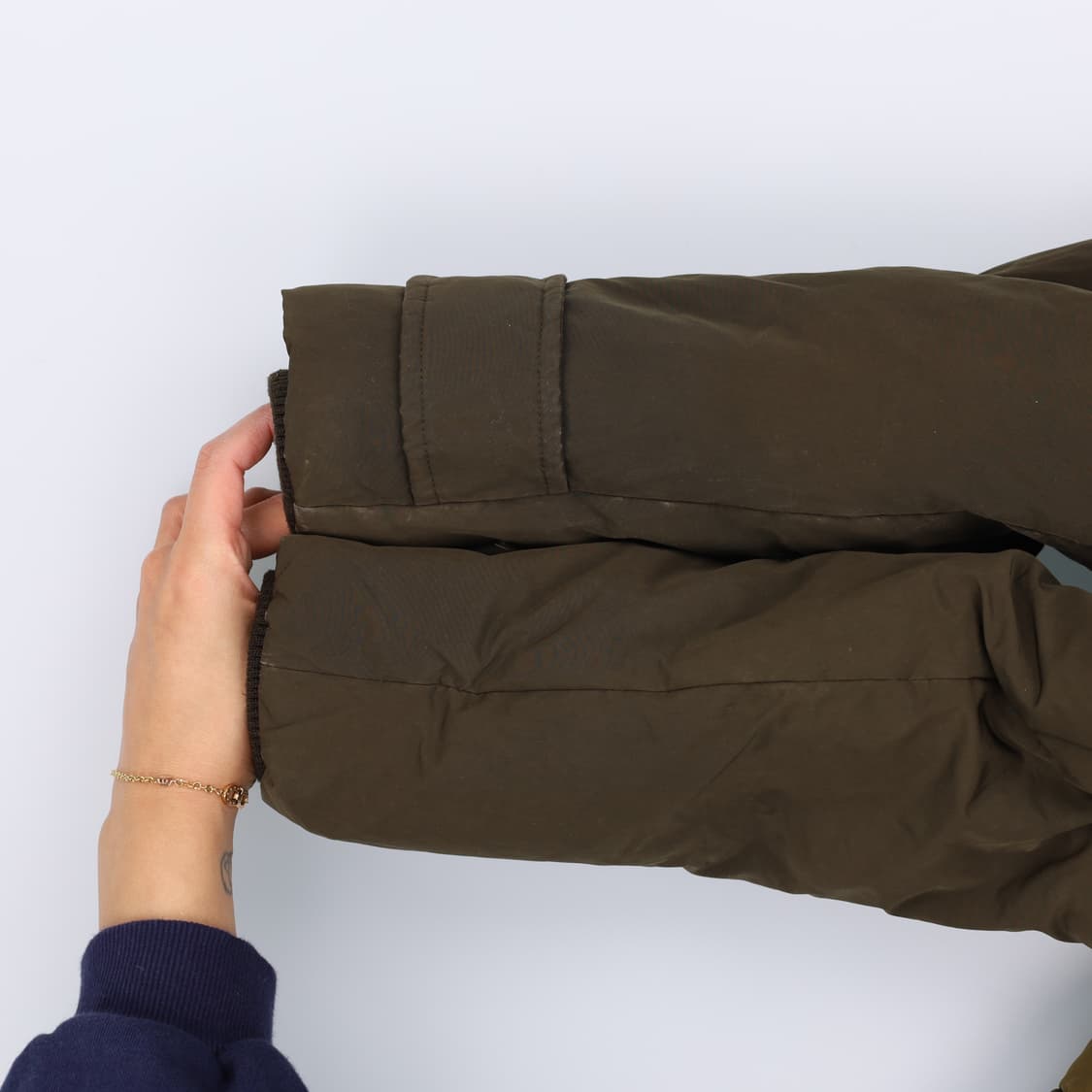 85 빈폴 여성 덕다운 너구리털 패딩 0123H1 상품이미지5