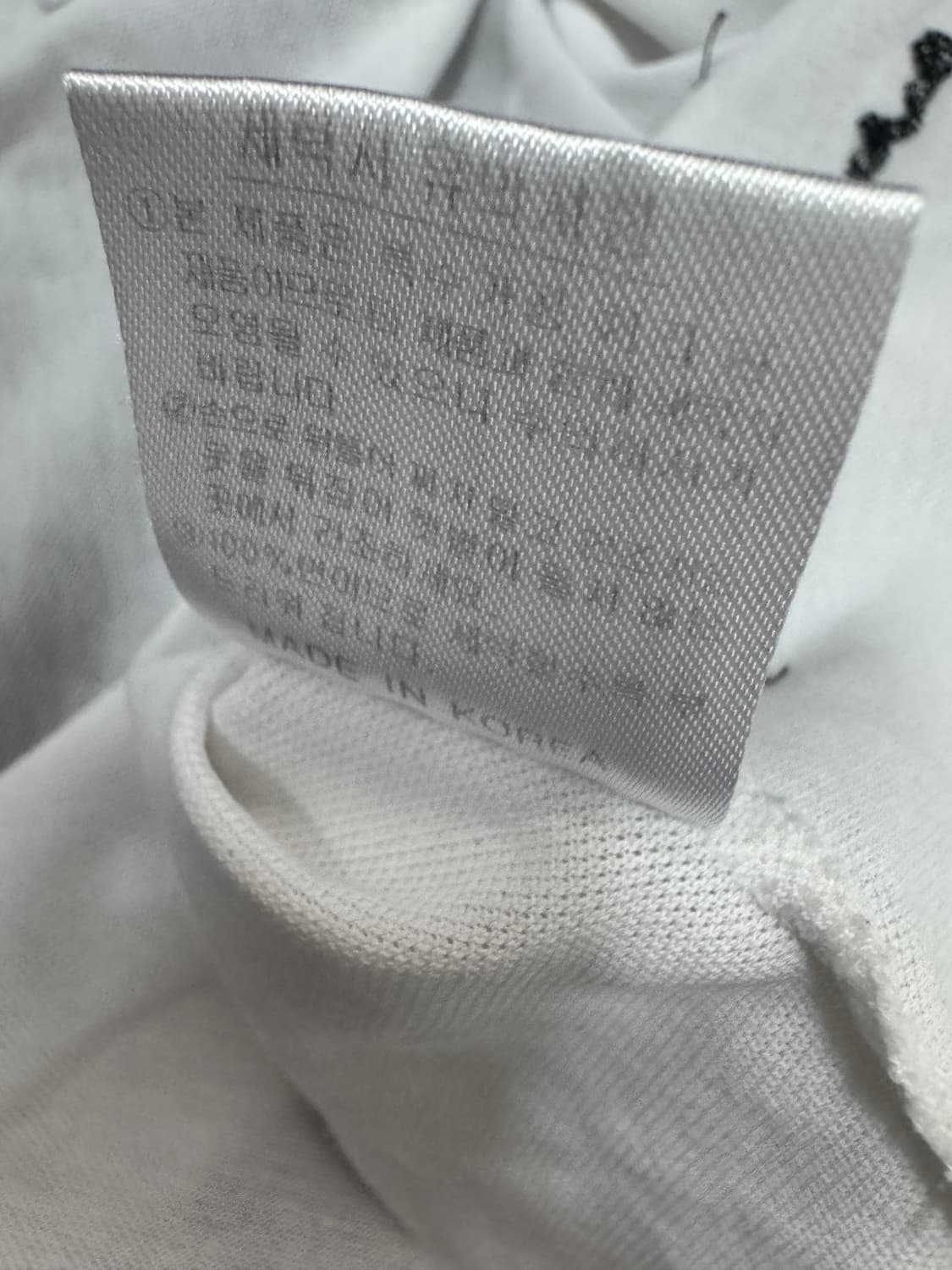 여성 파리게이츠 골프 프린팅 화이트 반팔 카라 티셔츠 상품이미지5