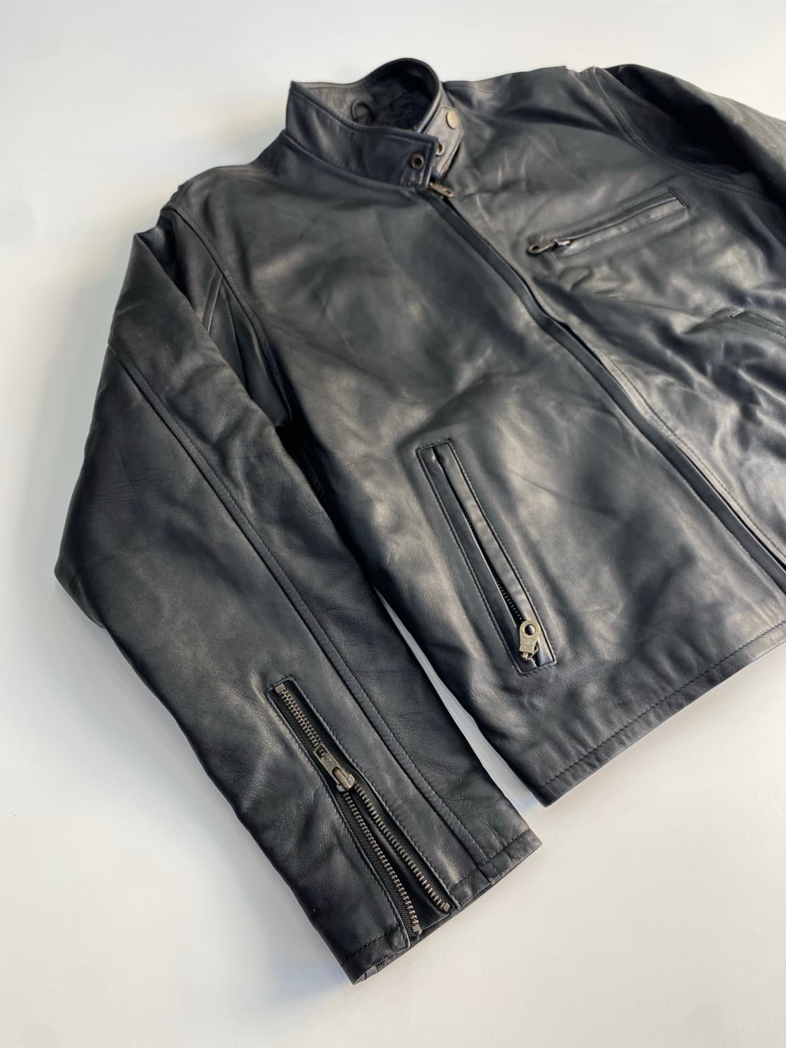 [90-95] 90s Vintage Leather Ja 상품이미지3