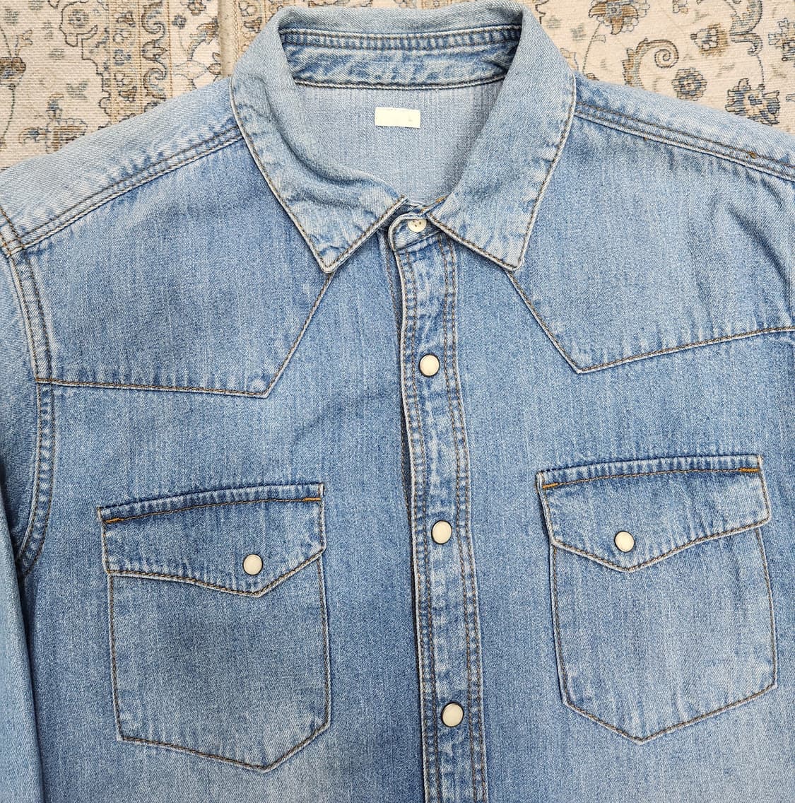 GU 웨스턴 데님 셔츠 L 상품이미지2